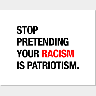 Stop Racism Posters and Art